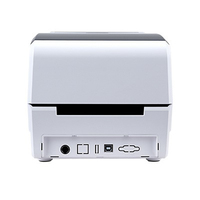 Impresora térmica de código de barras/Transferencia Térmica de modo dual de 300dpi con cortador automático para cinta de satén/etiqueta de cuidado/cintas para envolver regalos