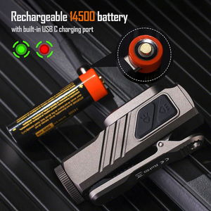 SOFIRN ST10 <span class=keywords><strong>LED</strong></span> lampe de poche rechargeable 1000LM lampe de poche torche longue portée double interrupteurs compatibles piles AA - Product Image 3