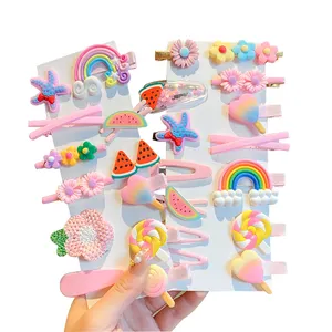 Pinzas para el pelo de colores para niña, accesorios para el cabello, conjunto de horquillas para bebé, Niña y niño pequeño, 14 piezas