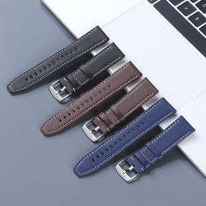 Correa de <span class=keywords><strong>Reloj</strong></span> Inteligente de Cuero Genuino Retro, Suave, para <span class=keywords><strong>Reloj</strong></span> Universal con Hebilla de Pin, Venta Caliente en Ali Baba y <span class=keywords><strong>AliExpress</strong></span> - Product Image 4