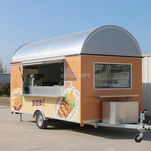 Carrito de Comida Móvil Estándar Europeo 2025, Remolque Rápido para Café y Helados, Quiosco en Venta - Product Image 2