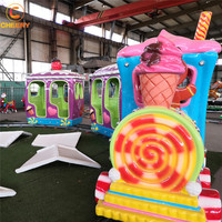 Fournisseur de la Chine Parc d'attractions Kiddie Rides 14 sièges Bonbons électriques Mini Track Train Ride à vendre