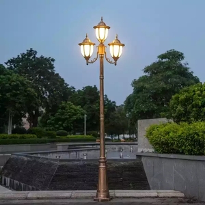 Iluminación para Caminos de Jardín, Lámparas Solares para Postes de Jardín, Fuente de Luz LED con Alimentación CA para Patio - Product Image 1