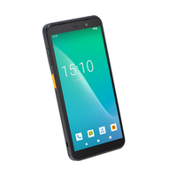 Escáner de código de barras Android 14 actualizado con pantalla de 6 "Wi-Fi portátil 4G LTE inalámbrico NFC PDA resistente versión americana