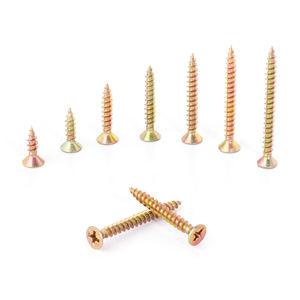 M3.5 फ्लैट हेड फिलिप्स स्व टैपिंग स्क्रू रंगीन आयरन काउंटरसनक शिकंजा कैबिनेट स्थापना के लिए फर्नीचर फास्टनरों - Product Image 5