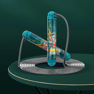 Cuerda para saltar para niños, estudiantes de primaria, núcleo de alambre de acero duradero con revestimiento de goma para entrenamiento para exámenes de educación física - Product Image 5