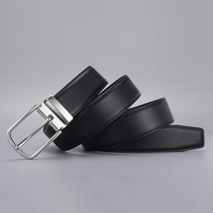 Heren Riem, Tweede Runderleer Omkeerbare Riem 1 3/8 "Jurk Casual Golfriem Één Keerzijde Voor <span class=keywords><strong>2</strong></span> Kleuren - Product Image 2