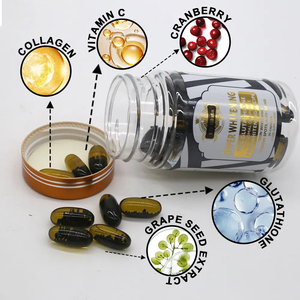 5D Gluta強力ホワイトニングコラーゲンビタミンCサプリメントGlutatタブレット漂白ピル除去黒斑点スキンケアカプセル - Product Image 4