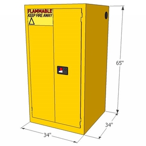 60 galon yanıcı depolama güvenliği Metal malzeme 227L laboratuar ekipmanları kimyasal yanıcı yangına dayanıklı dolap - Product Image 2