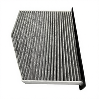 Pièces de moteur automobile OEM 1K0819653A Filtre à air d'habitacle automobile en fibre synthétique de polypropylène à charbon actif pour
