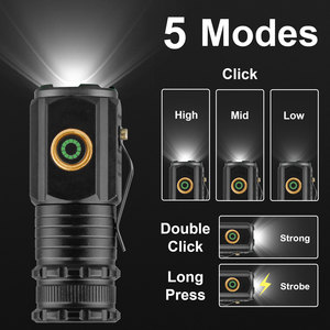 Đèn Pin <span class=keywords><strong>Mini</strong></span> Hợp Kim Nhôm <span class=keywords><strong>3</strong></span> Đèn LED Chói Đèn Pin Siêu Sáng <span class=keywords><strong>Mini</strong></span> Di Động Đèn Pin Chiến Thuật Ngoài Trời Đèn Pin Có Nam Châm - Product Image 4