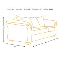 Sofá de futón moderno para sala de estar, sofá cama de futón, sofá cama plegable convertible tapizado