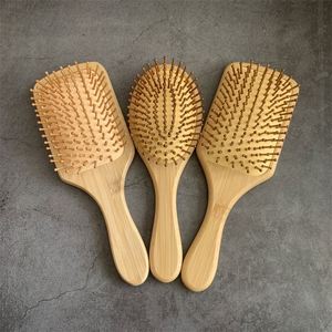 Cepillo de Pelo de Bambú con Masaje de Airbag, Antiestático, Desenreda el Cabello Rizado, Reduce la Caída del Cabello en Mujeres, Mejora la Salud del Cuero Cabelludo, Herramientas de Peinado - Product Image 6