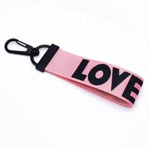 สายคล้องข้อมือแบบยาวกันน้ำ ผลิตจากผ้าโพลีเอสเตอร์ไนลอนอย่างดี หรูหรา ขายส่ง รับผลิตตามสั่ง - Product Image 2