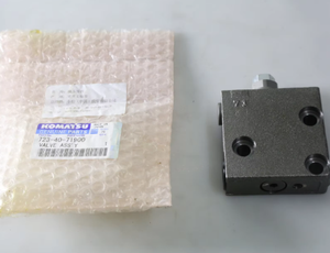 Katup Kontrol Suku Cadang <span class=keywords><strong>Excavator</strong></span> Komatsu PC200-7 PC200-8 PC220-8 Berkualitas Tinggi 723-40-71900 7234071900 Katup Pengurang Tekanan - Product Image 2