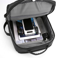 Mochila de Negocios de Nailon Expandible, Impermeable, con Carga USB, Diseño Ergonómico y Múltiples Compartimentos, Personalizable con Logotipo OEM/ODM