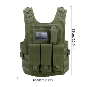 LUPU بيع بالجملة سترة تكتيكية ماج حقيبة لوحة حاملة واقية رخدة ميزات PE نايلون أكسفورد بوليستر لألعاب الحرب في الهواء الطلق CS - Product Image 5