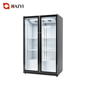Commercial Flower Display Refrigerator With Adjustable <b>Shelves</b> Double Door Flower Display Cooler Storage Fridge - Product Image 1