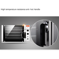 2020 nouveauté Mildrich Commercial quatre plateaux four à vapeur à convection électrique 6000W intégré pour une utilisation en boulangerie