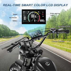 EMOKO C93 con consegna rapida bici elettrica doppio motore 48V 23AH Bicicleta elettrica - Product Image 1