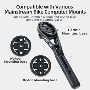 Gaciron Integrierte Lenker-Aerobar-Fahrradcomputer-Halterung, universeller wasserdichter GPS-Halter für Garmin/Wahoo/Bryton Radsport - Product Image 2