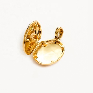 Emnel-Colgante de oro de 18 quilates para niñas, collar con medallón, moda 2023 - Product Image 6