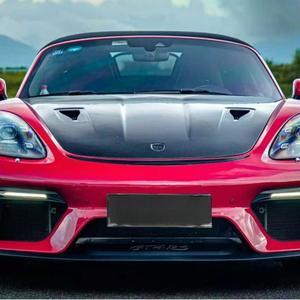 Capot de moteur en Fiber de carbone pour <span class=keywords><strong>Porsche</strong></span> <span class=keywords><strong>718</strong></span> mise à niveau capot avant 911 <span class=keywords><strong>GT4RS</strong></span> 911.1 991.2 capots de moteur couverture accessoires extérieurs de voiture - Product Image 4