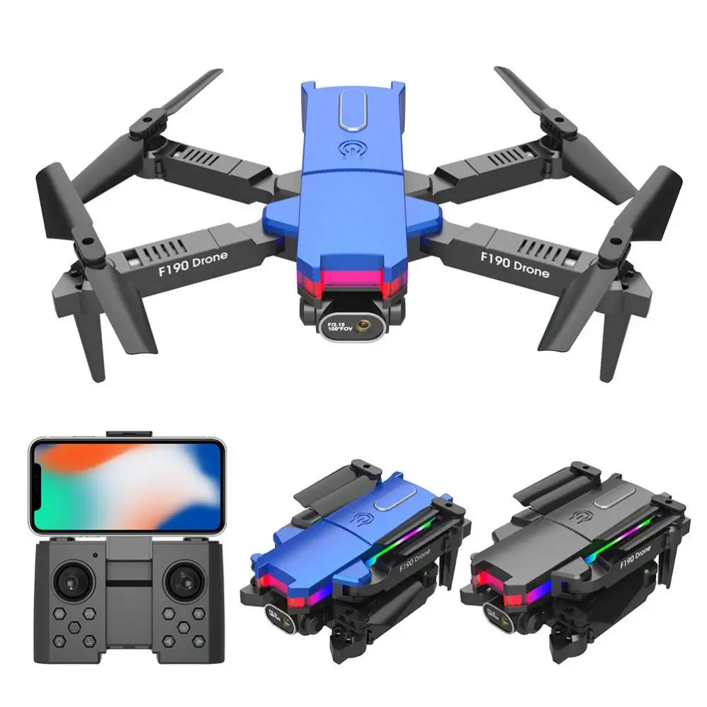 Tecnologia F190 UAV dron With GPS 5G WIFI FPV obstacle avoidance Quadcopter Professional RC 4k dron cameras dronne Drones
