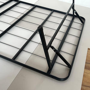 <span class=keywords><strong>Cama</strong></span> plegable <span class=keywords><strong>doble</strong></span> de metal moderna con ruedas <span class=keywords><strong>Cama</strong></span> de cuna ligera para sala de estar - Product Image 4