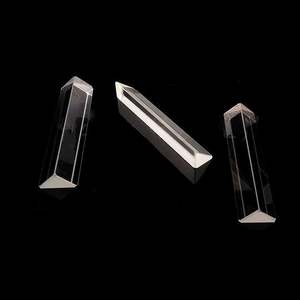 150 미리메터 매달려 크리스탈 유리 K9 등변 삼각형 프리즘 구멍 장식 - Product Image 5