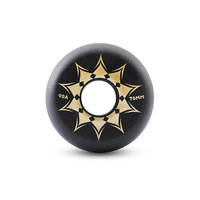 Roue de patin à roulettes en polyuréthane haute élasticité et résistante à l'usure, 90A, pour frein de rue, monobloc, accessoires de roue de patin à roulettes pleine densité
