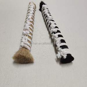 天然白黒バイオリン弓馬尾毛チェロダブルベース弓ヤク髪バルク - Product Image 2