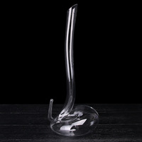 Carafe à vin en forme de serpent en verre soufflé à la main