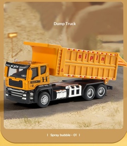 <span class=keywords><strong>Camion</strong></span> mélangeur et <span class=keywords><strong>camion</strong></span> benne à inertie <span class=keywords><strong>en</strong></span> métal à l'échelle 1:5, <span class=keywords><strong>jouet</strong></span> pour enfants <span class=keywords><strong>de</strong></span> maternelle - Product Image 2