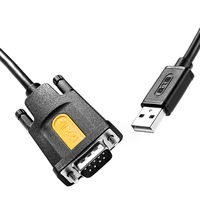 Adaptateur RS232 standard PL2303 direct d'usine, chipset série DB9 vers câble USB pour caisse enregistreuse, modem pour Win/MacOS/Linux