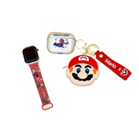 Nouveaux Écouteurs TWS Sans Fil 2025 avec Design Mignon Petit Pendentif, Longue Autonomie et Fonction d'Annulation de Bruit, Montre en Caoutchouc