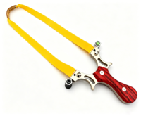 Lance-pierre en alliage d'aluminium avec viseur infrarouge, durable, 125 cm, pour le tir sur cible en extérieur, pour adultes et adolescents