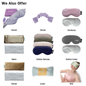 Personalizado suave orgánico ojo almohada máscara caliente frío aromaterapia meditación ponderado mancha lavanda semilla sueño Yoga ojo almohada - Product Image 2