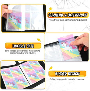 ช่องเสียบการ์ดซิปแบบหลวมๆสำหรับกีฬา MTG TCG มีบริการออกแบบ<span class=keywords><strong>ฟรี</strong></span>400โรงงาน - Product Image 4