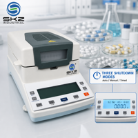 Analyseur d'humidité halogène SKZ111L-2 à haute précision (2 mg) avec trois modes d'arrêt, gain de place et chauffage uniforme