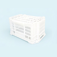 Conteneurs en plastique empilables, étanches, écologiques, durables, paniers à fruits et légumes personnalisés, vente en gros d'usine