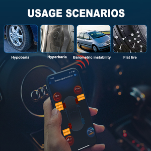 Sistema di Monitoraggio della Pressione degli Pneumatici VIECAR V101B Esterno BLE 5.0 TPMS per App Android e iOS, Sensore TPMS per Tutte le Auto - Product Image 2