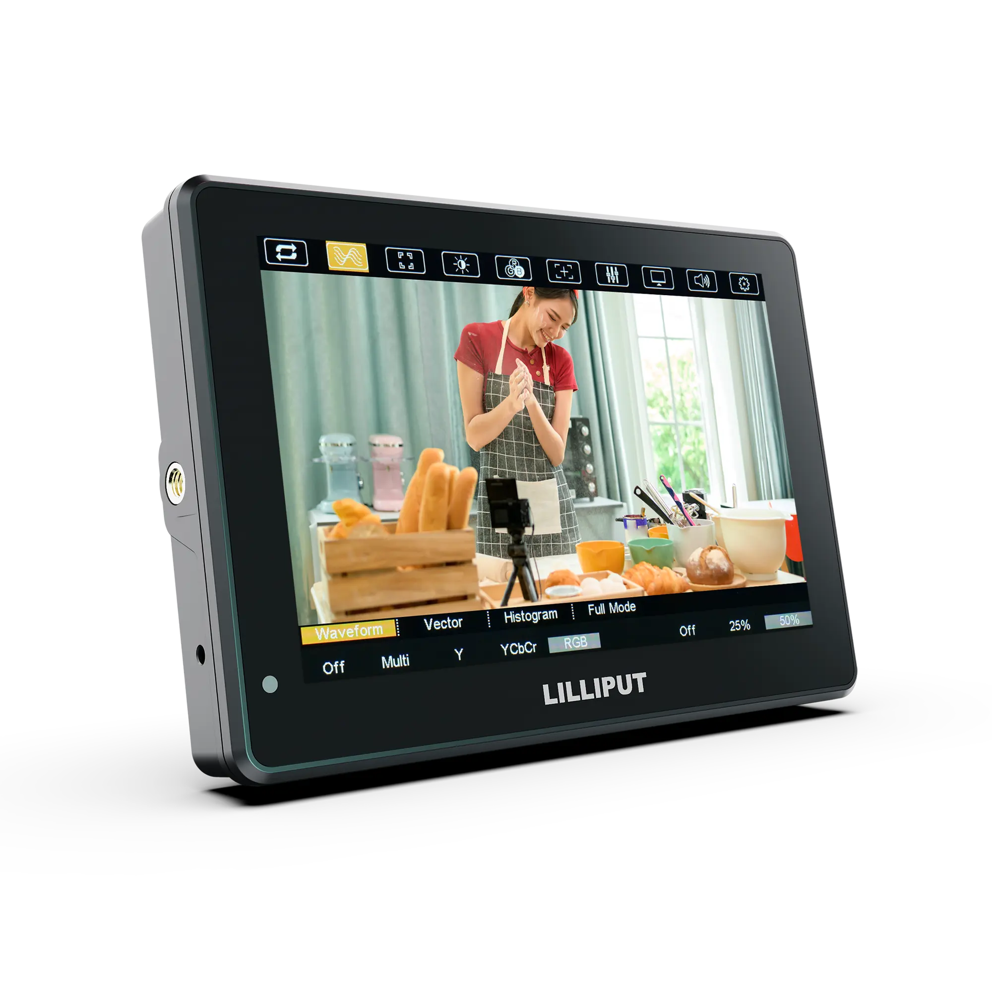 LILLIPUT 7 inch 2000nits high brightness camera Touch Control Monitor 4K 3G-SDI HDMI monitor for field and make movie