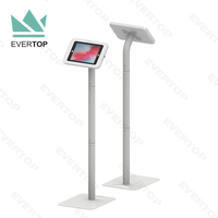 Quiosco de tableta antirrobo de piso de 10,2 Para Ipad, ipad Air, ipad Pro Android Kiosk Tablet Stand Soporte de seguridad para tableta