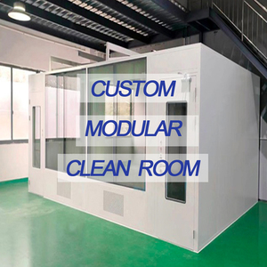 Ruang Bersih Laboratorium GMP ISO7 Desain Modular Turnkey Kelas 100-10000 Ruang Bersih Prefab untuk Industri Elektronik - Product Image 4