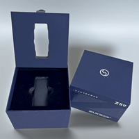 Boîte d'emballage alimentaire de luxe moderne et écologique avec logo personnalisé, gaufrage et pelliculage mat, faible MOQ pour aliments pour bébés, sushis, chips de pommes de terre