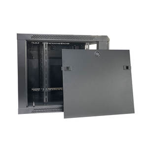 Gabinete de Red para Montaje en Pared Personalizado de 4U 6U 9U 12U 15U, Rack de Servidor de 19 Pulgadas, SPCC, Vidrio Templado, Estándar IEC297-2, IP20 - Product Image 3