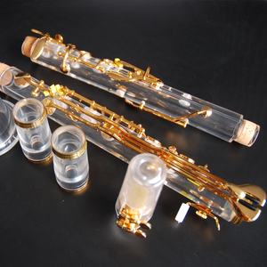 Grado Profesional Examen de rendimiento: transparente chapado en oro clarinete sistema turco en tono G - Product Image 5