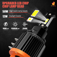 Nuevos faros Led GT7 Bombilla LED H15 Impermeable IP67 Faros LED para automóviles universales Azera X4 Q3 Golf X3 X5
