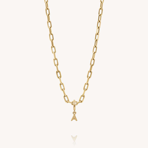 Pembuatan Perhiasan DIY Kustom Berlapis Emas 14K Hadiah Huruf Alfabet Kustom Inisial Angka Liontin Kalung Anting Ulang Tahun - Product Image 4